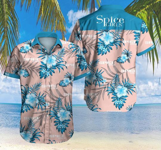 Spice Girls Hawaiian Xii Hawaiian Shirt Tropical Aloha Button Up