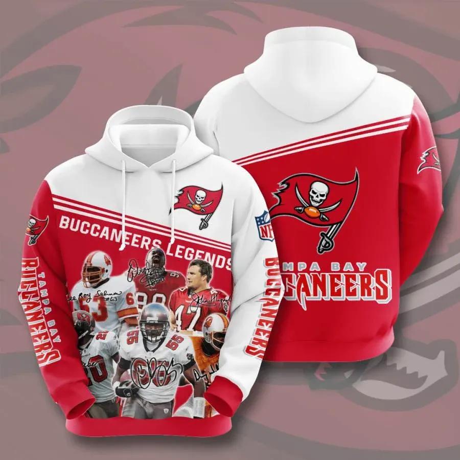 Sports American Football Tampa Bay Buccaneers Usa NFL 3D All Over Print Hoodie