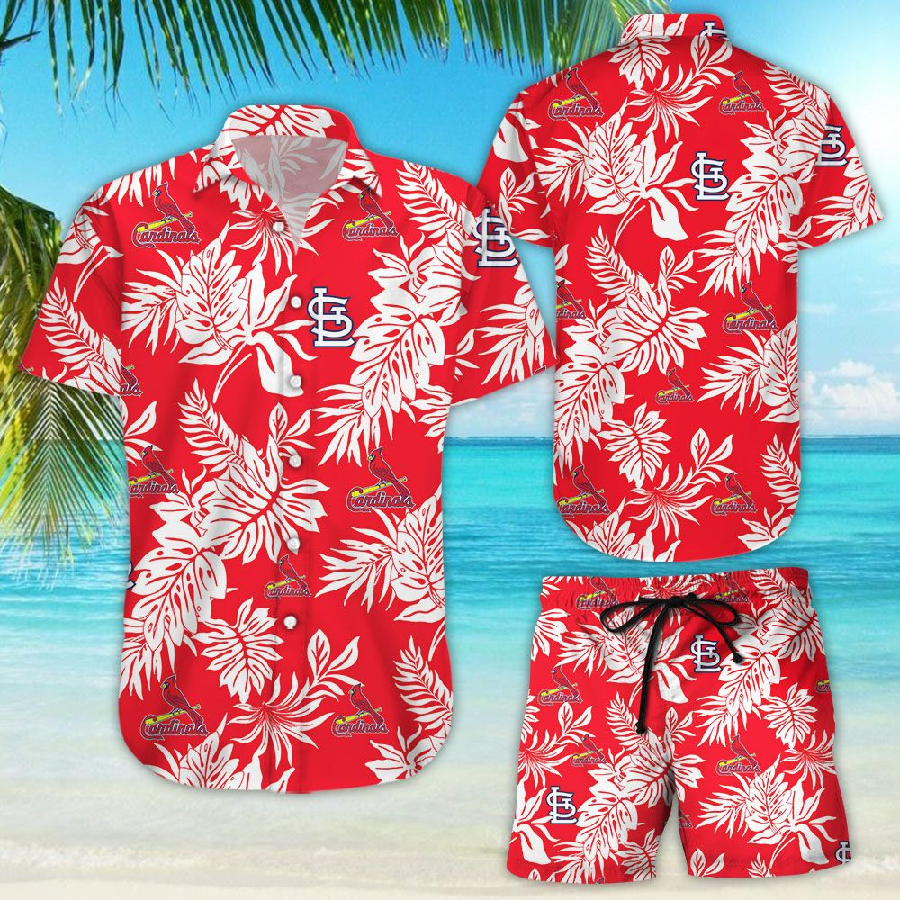 St Louis Cardinals Aloha Mlb Hawaiian Shirt Tropical Aloha Button Up