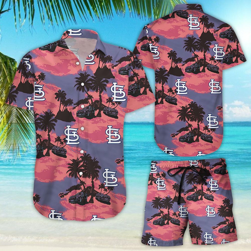 St Louis Cardinals Mlb Hawaiian Shirt Tropical Aloha Button Up
