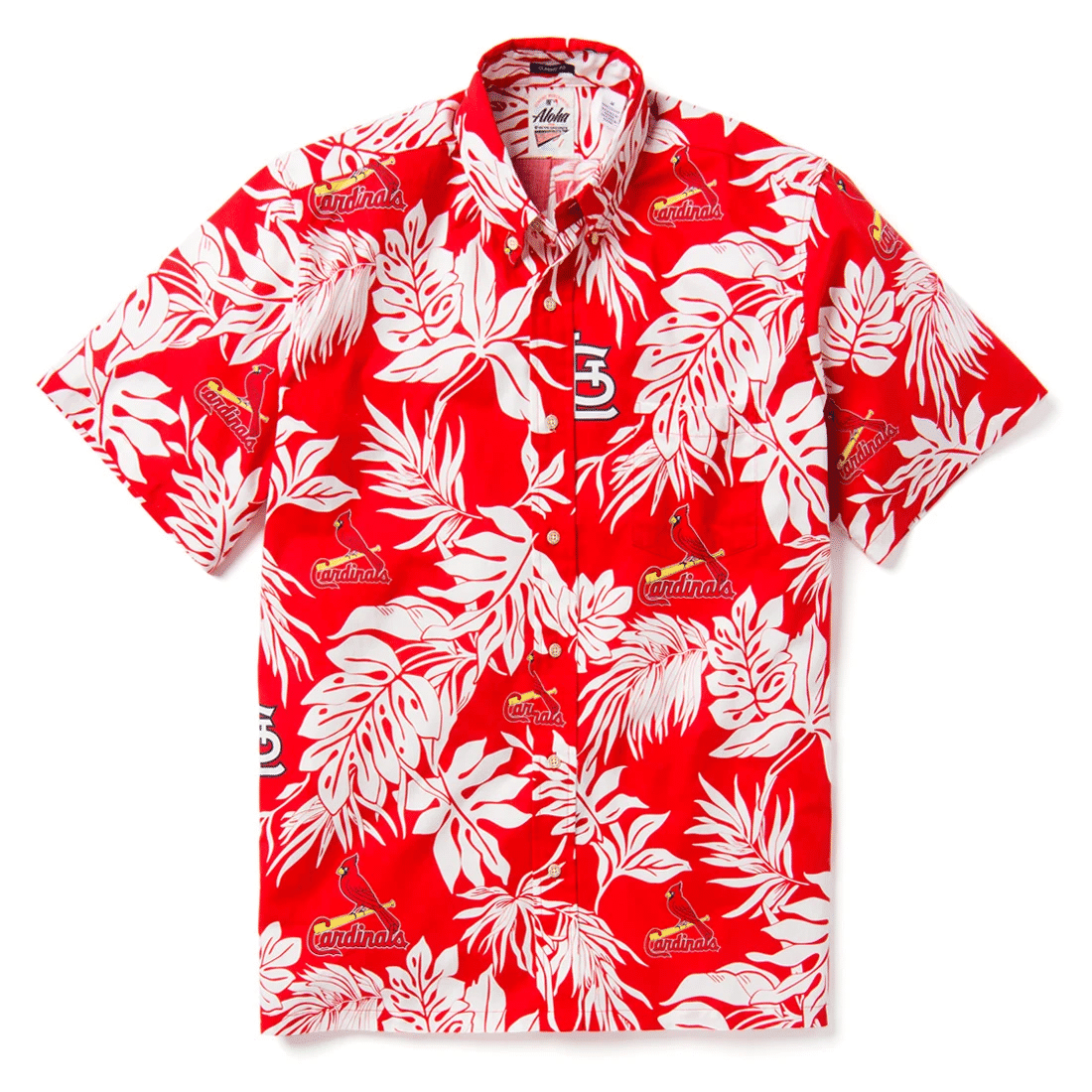 St. Louis Cardinals Aloha Mlb Hawaiian Shirt Tropical Aloha Button Up