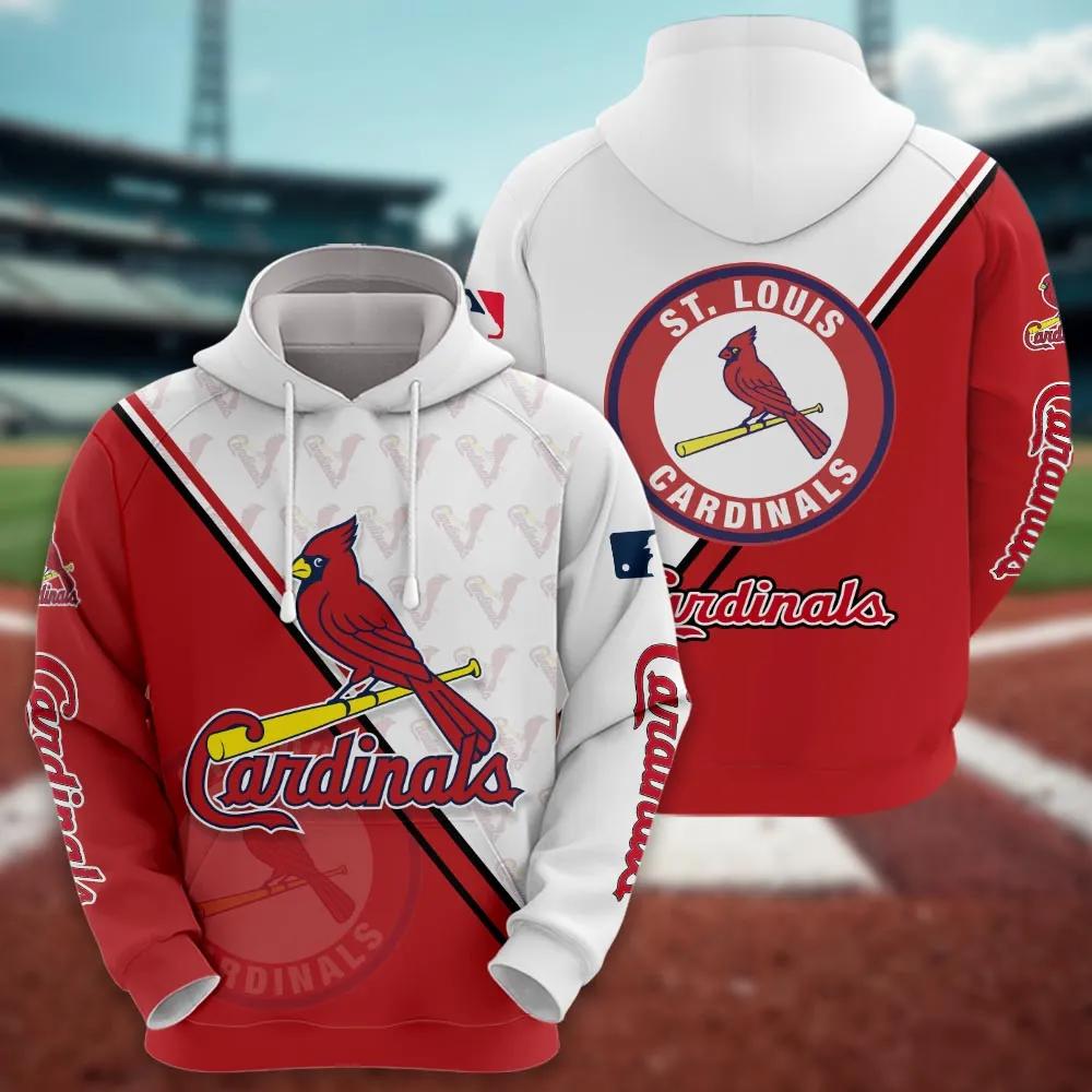 St. Louis Cardinals Logo 3D Clothing 1, MLB All Over Print Hoodie