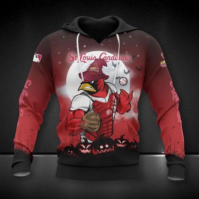 St. Louis Cardinals Mascot MLB All Over Print Hoodie