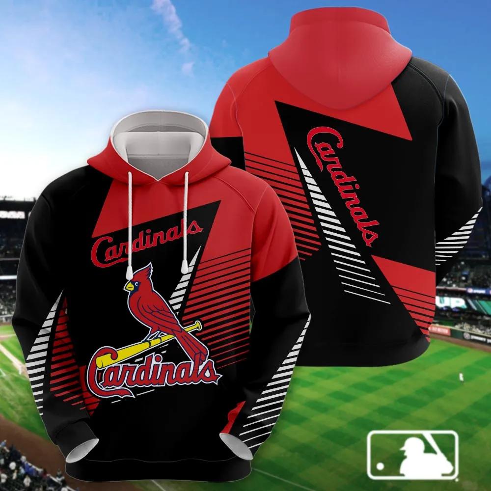 St. Louis Cardinals Printed MLB All Over Print Hoodie