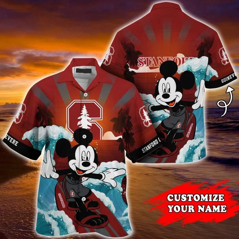 Stanford Cardinal Ncaa Summer Personalized Hawaiian Shirt Tropical Aloha Button Up
