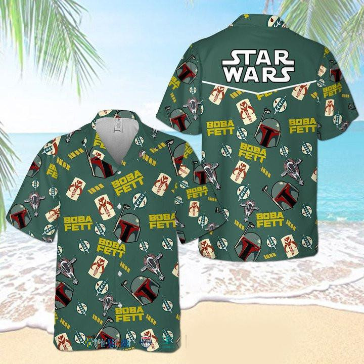 Star Wars Boba Fett Hawaiian Shirt Tropical Aloha Button Up