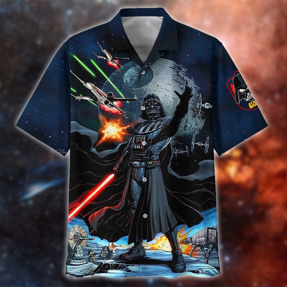 Star Wars Darth Vader Hawaiian Shirt Tropical Aloha Button Up