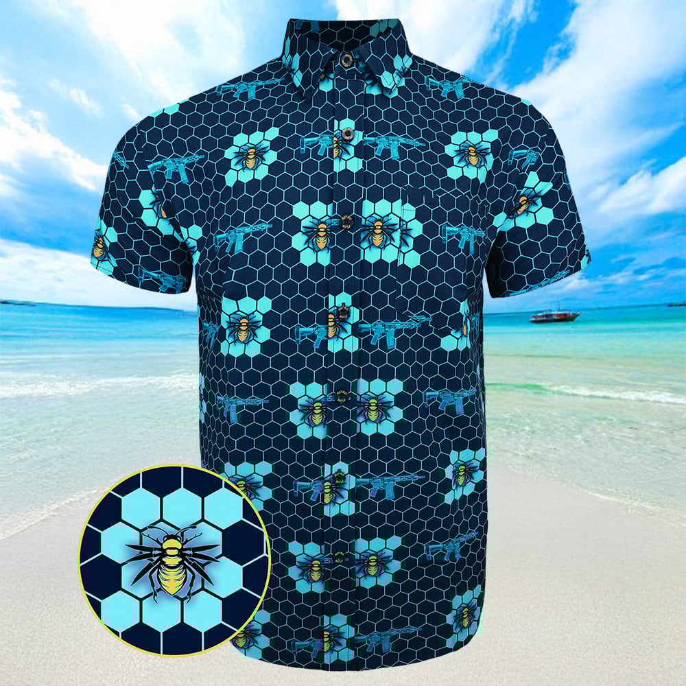 Sting Op Hawaiian Shirt Mens Button Down Summer Shirts Gifts For Father