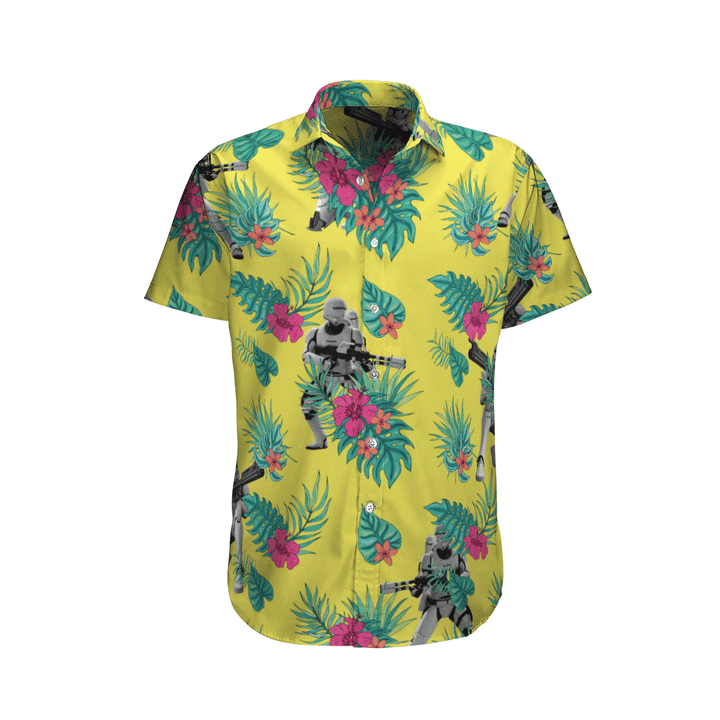 Stormtrooper Star Wars Shirts Star Wars Hawaiian Shirt Tropical Aloha Button Up