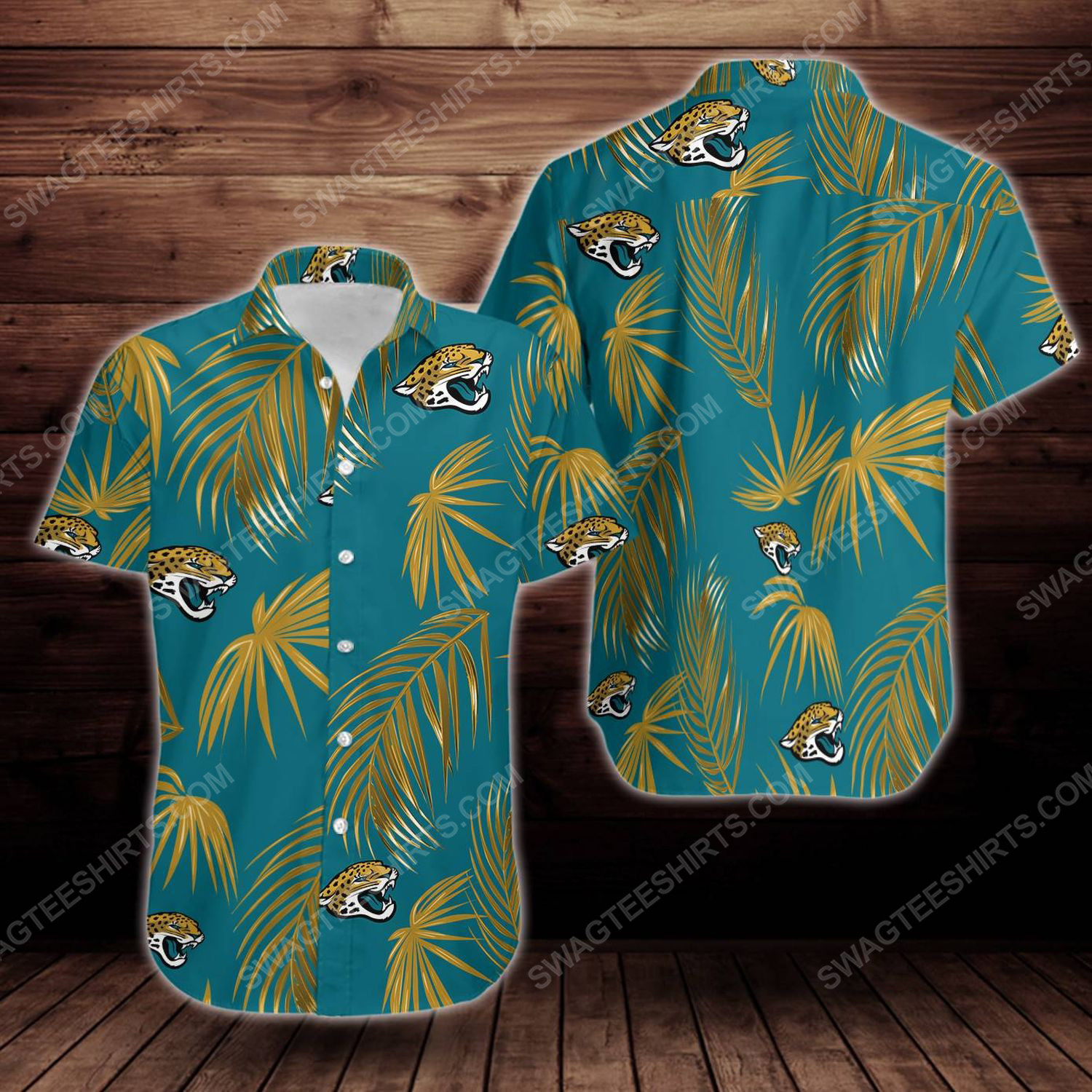 Summer Jacksonville Jaguars Maria Hawaiian Shirt Tropical Aloha Button Up
