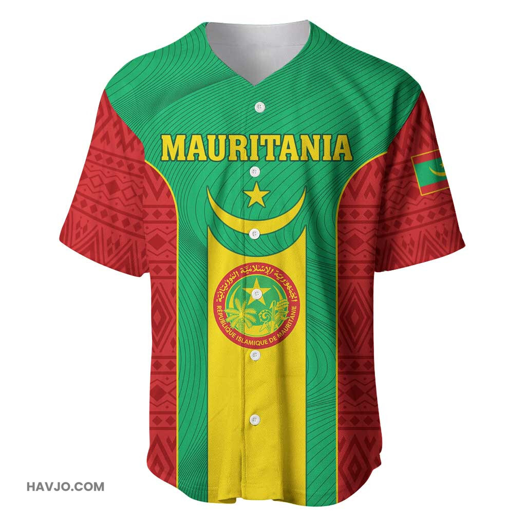 Support the Lions of Chinguetti Mauritania Football Baseball Jersey