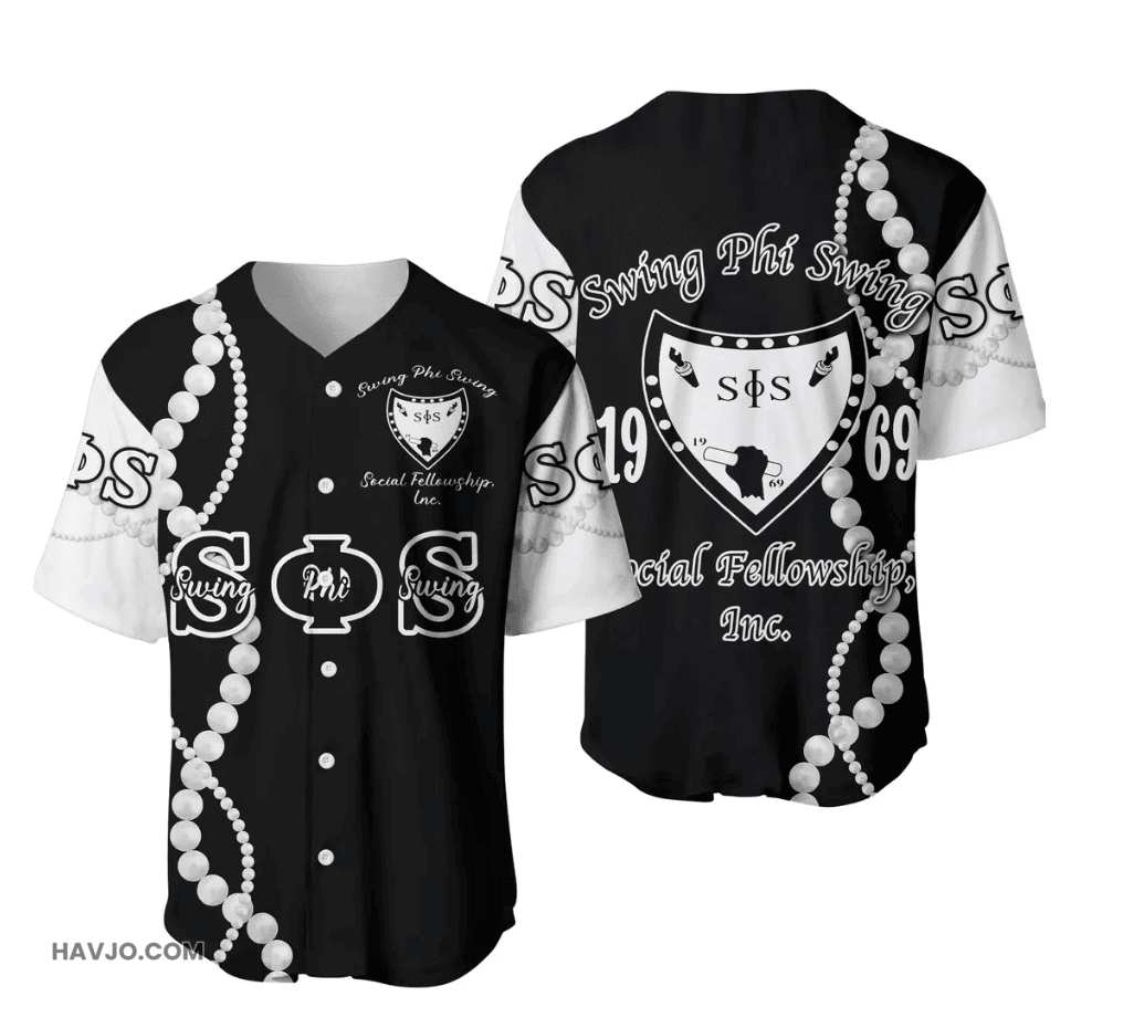 Swing Phi Swing Pearls Style Baseball Jersey