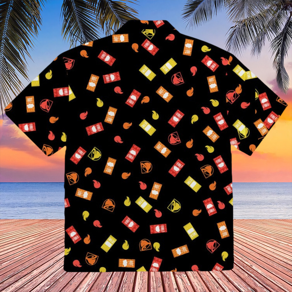 Taco Bell Sauce Packet Hawaiian Shirt Best Gift For Taco Lovers