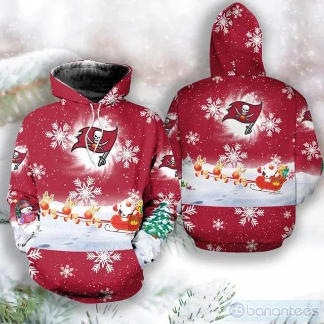 Tampa Bay Buccaneers Christmas NFL 3D All Over Print Hoodie