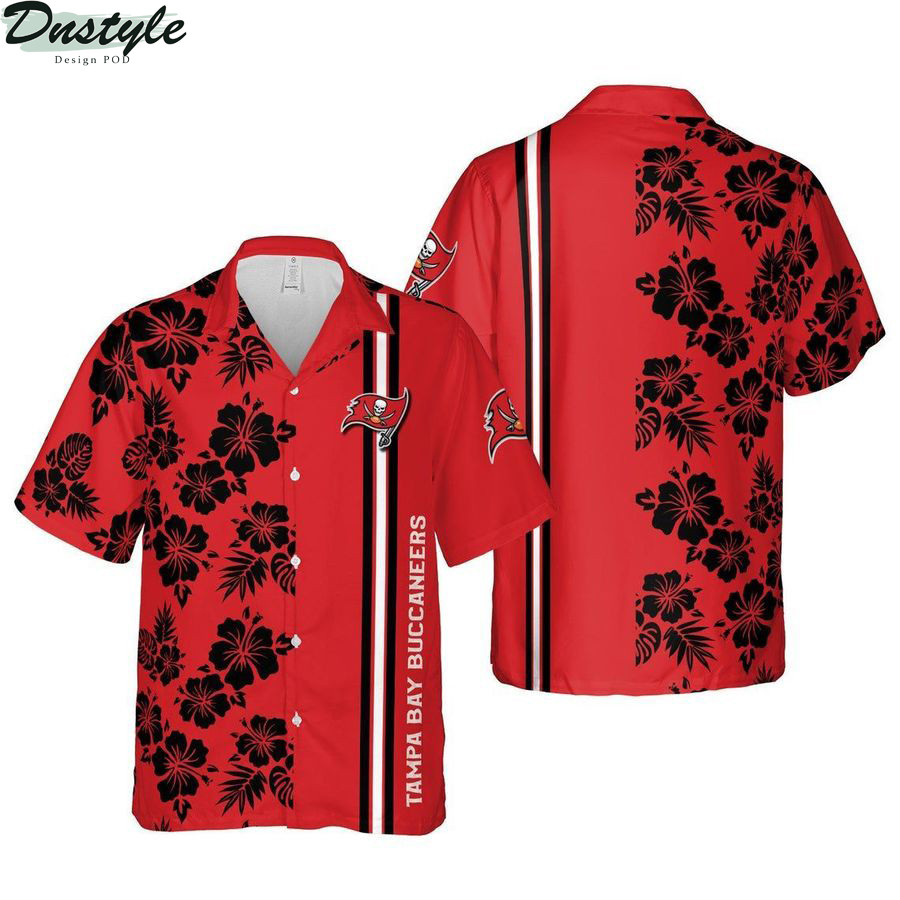 Tampa Bay Buccaneers Florida Football Hawaiian Shirt Tropical Aloha Button Up