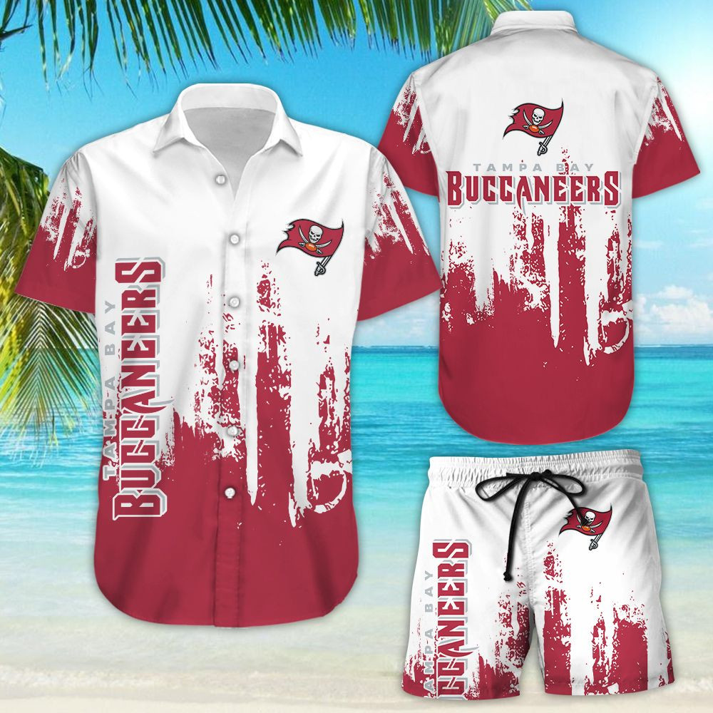 Tampa Bay Buccaneers Hawaiian Shirt Tropical Aloha Button Up