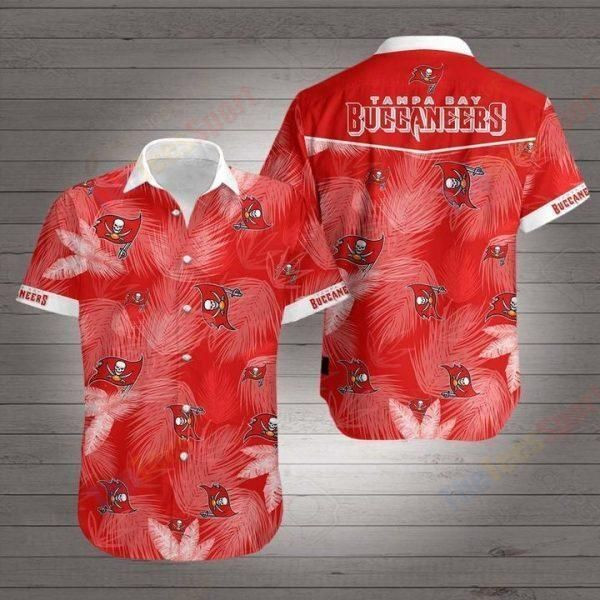 Tampa Bay Buccaneers Hawaiian Shirt Tropical Aloha Button Up