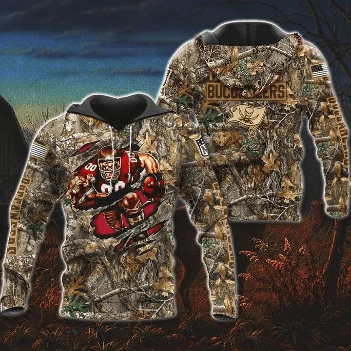 Tampa Bay Buccaneers Hunting Mascot NFL 3D All Over Print Hoodie