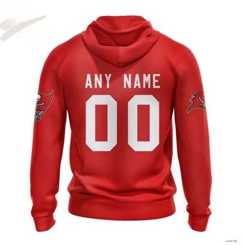 Alternative view of Tampa Bay Buccaneers Personalized Name And NumberNFL 3D All Over Print Hoodie