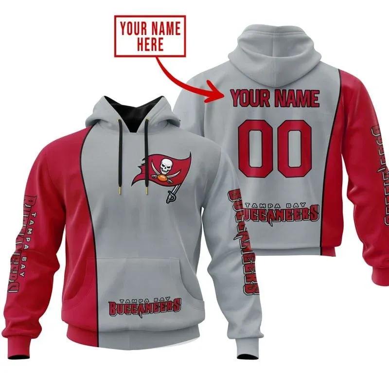 Tampa Bay Buccaneers Personalized NFL 3D All Over Print Hoodie