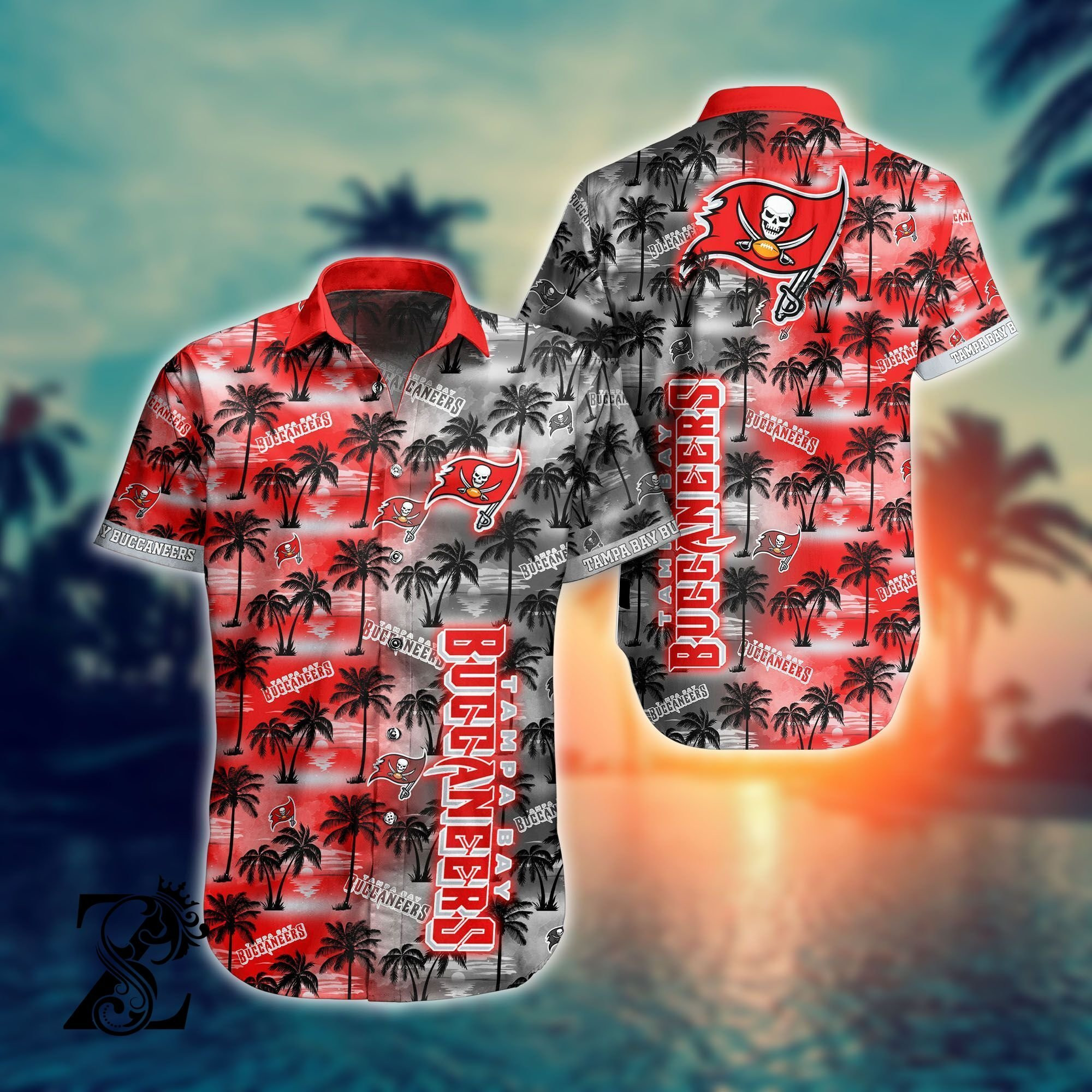 Tampa Bay Buccaneers Tropical Summer Hawaiian Shirt Tropical Aloha Button Up