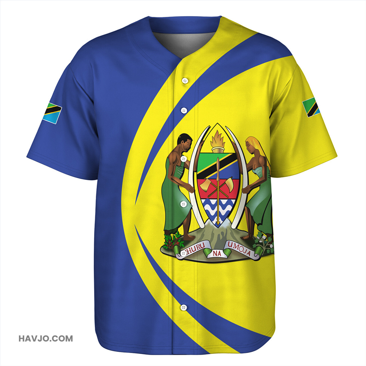 Tanzania Circle Style Baseball Jersey