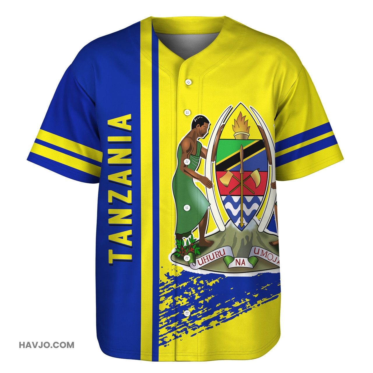 Tanzania Quater Style Baseball Jersey