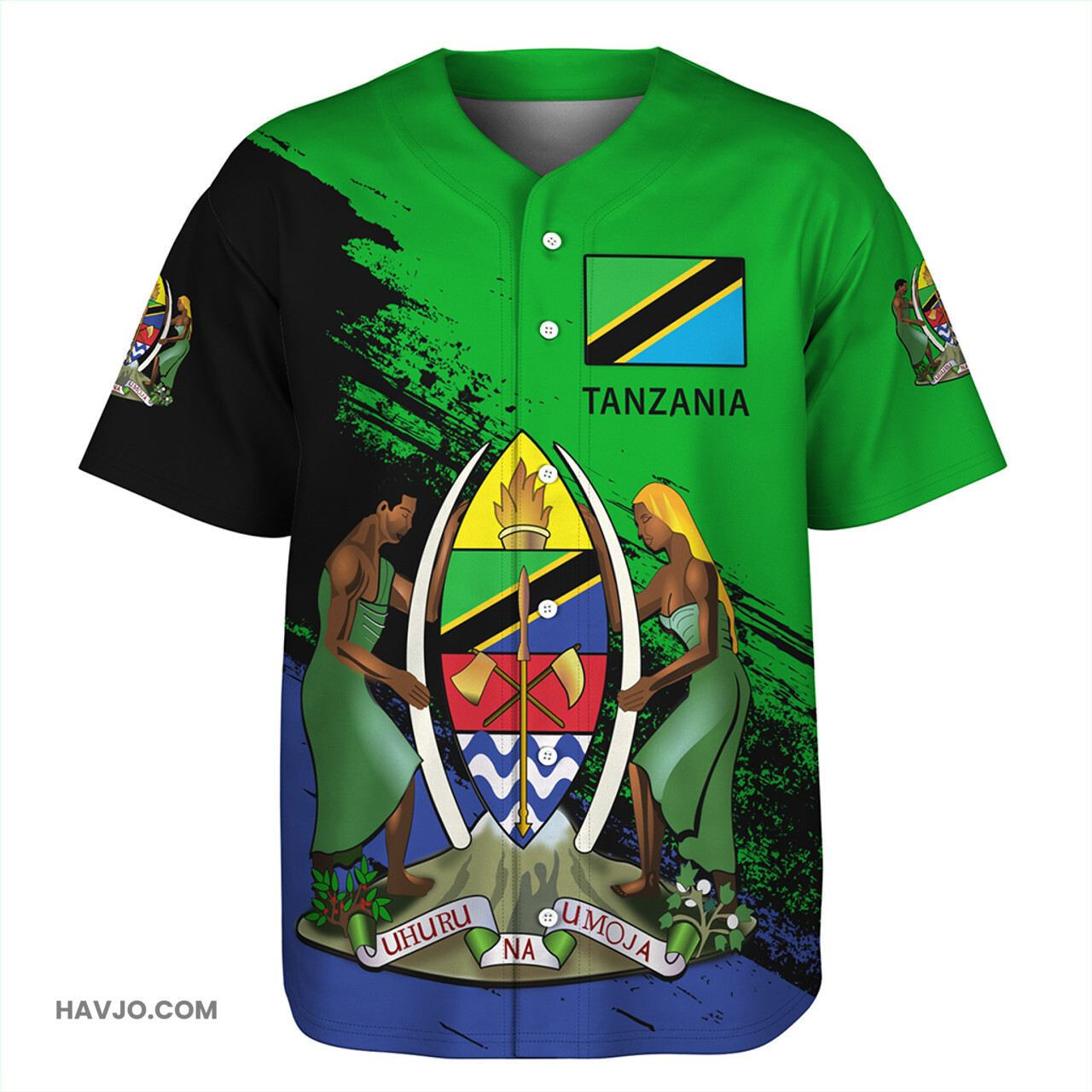 Tanzania Special Style Baseball Jersey