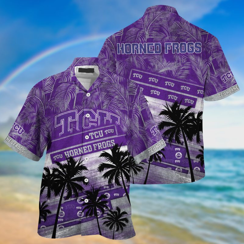 Tcu Horned Frogs Ncaa Trending Summer Hawaiian Shirt Tropical Aloha Button Up
