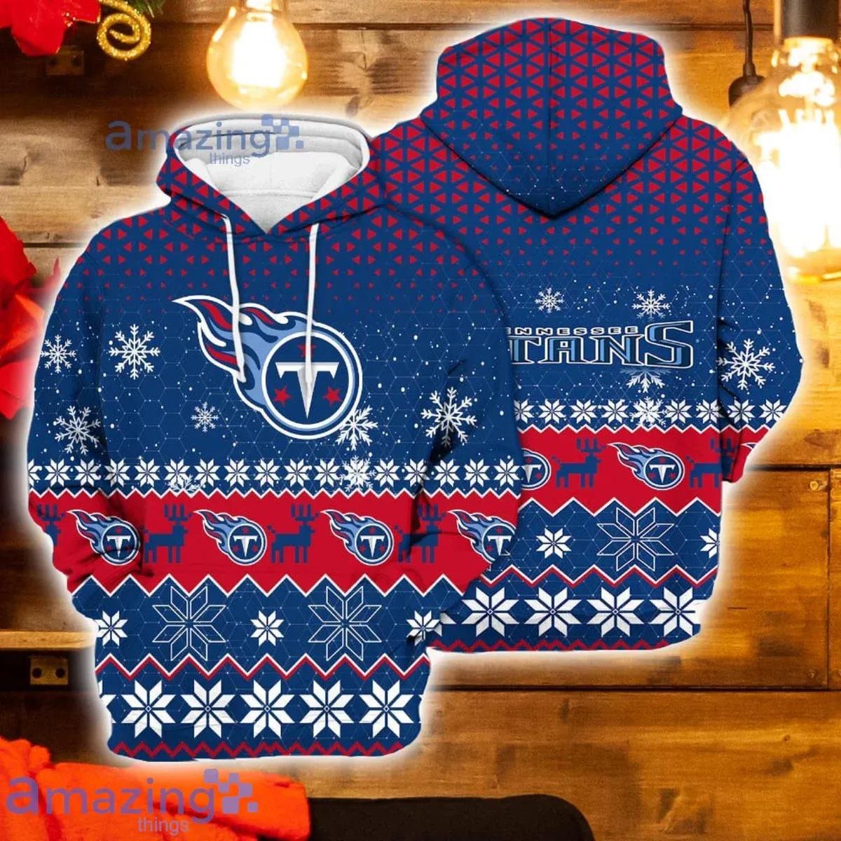 Tennessee Titans Christmas NFL 3D All Over Print Hoodie