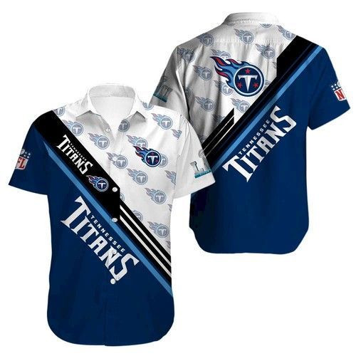 Tennessee Titans Hawaiian Shirt Tropical Aloha Button Up