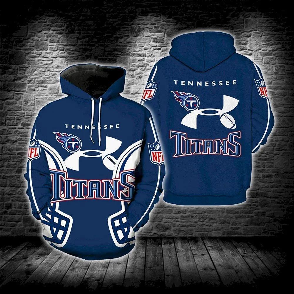 Tennessee Titans Under Armour NFL 3D All Over Print Hoodie