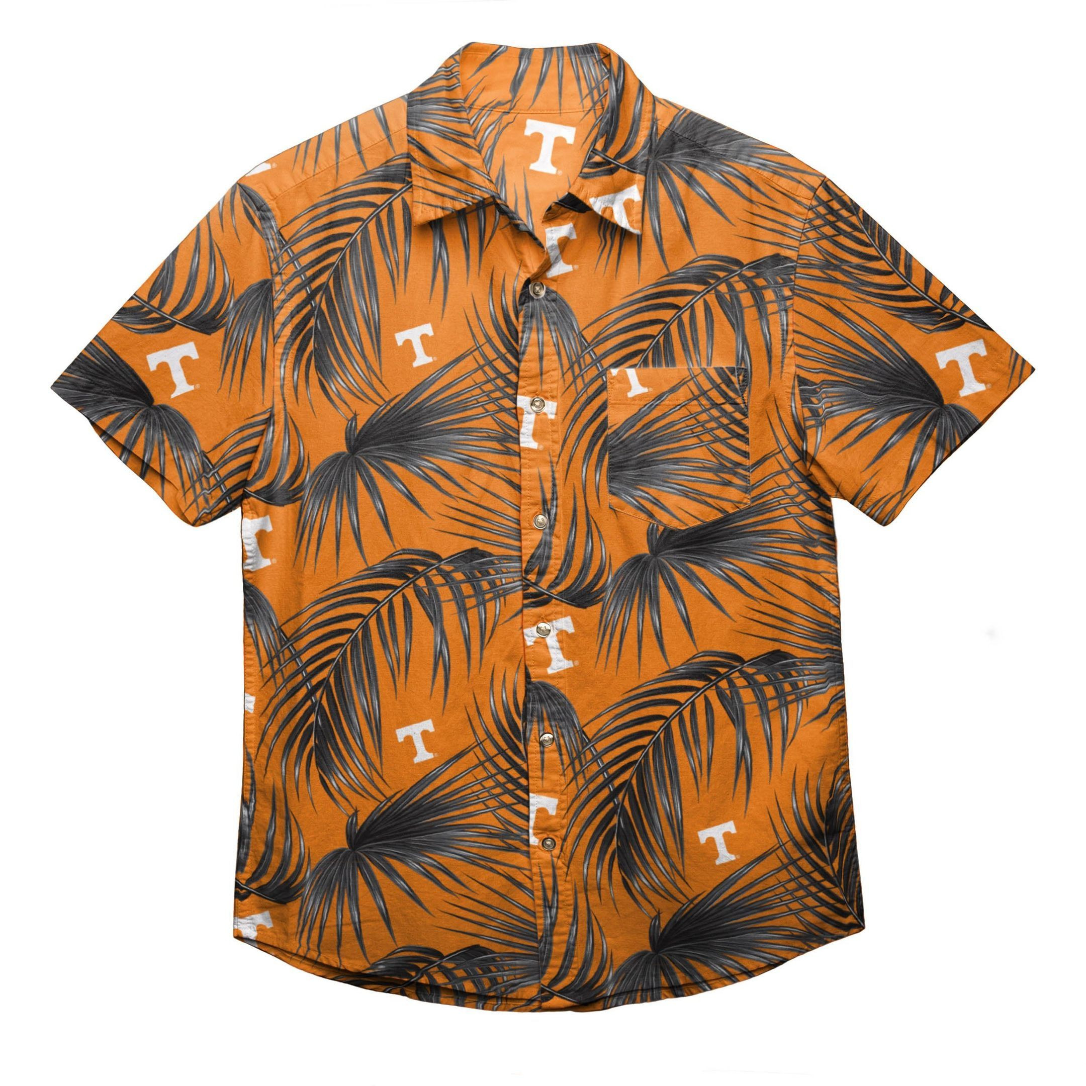 Tennessee Volunteers Ncaa Mens Hawaiian Shirt Tropical Aloha Button Up