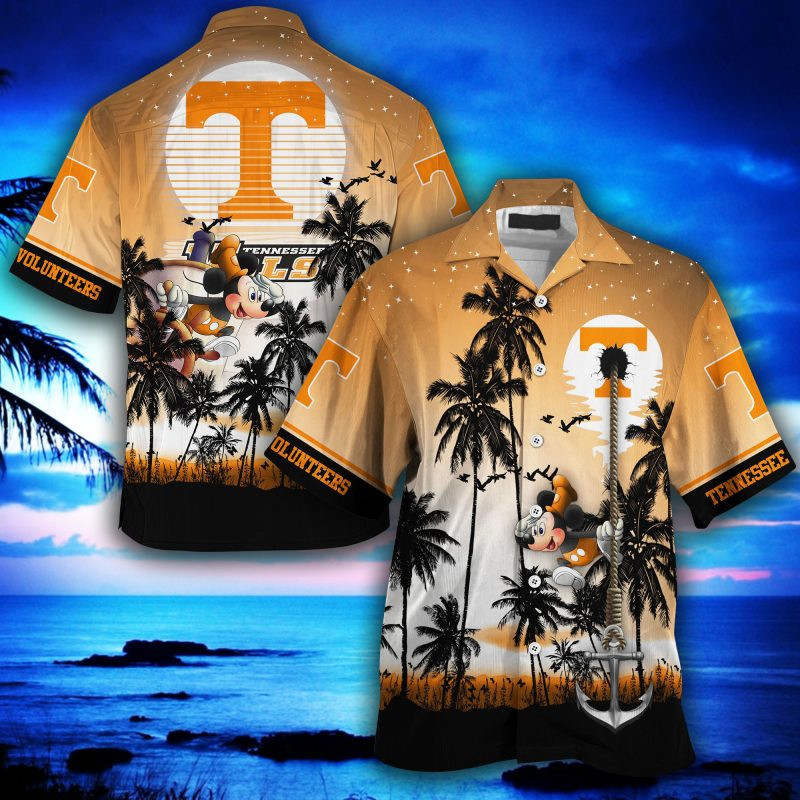 Tennessee Volunteers Ncaa Summer Hawaiian Shirt Tropical Aloha Button Up