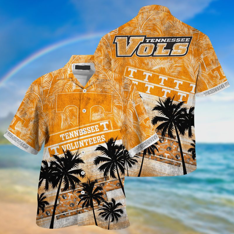 Tennessee Volunteers Ncaa Trending Summer Hawaiian Shirt Tropical Aloha Button Up