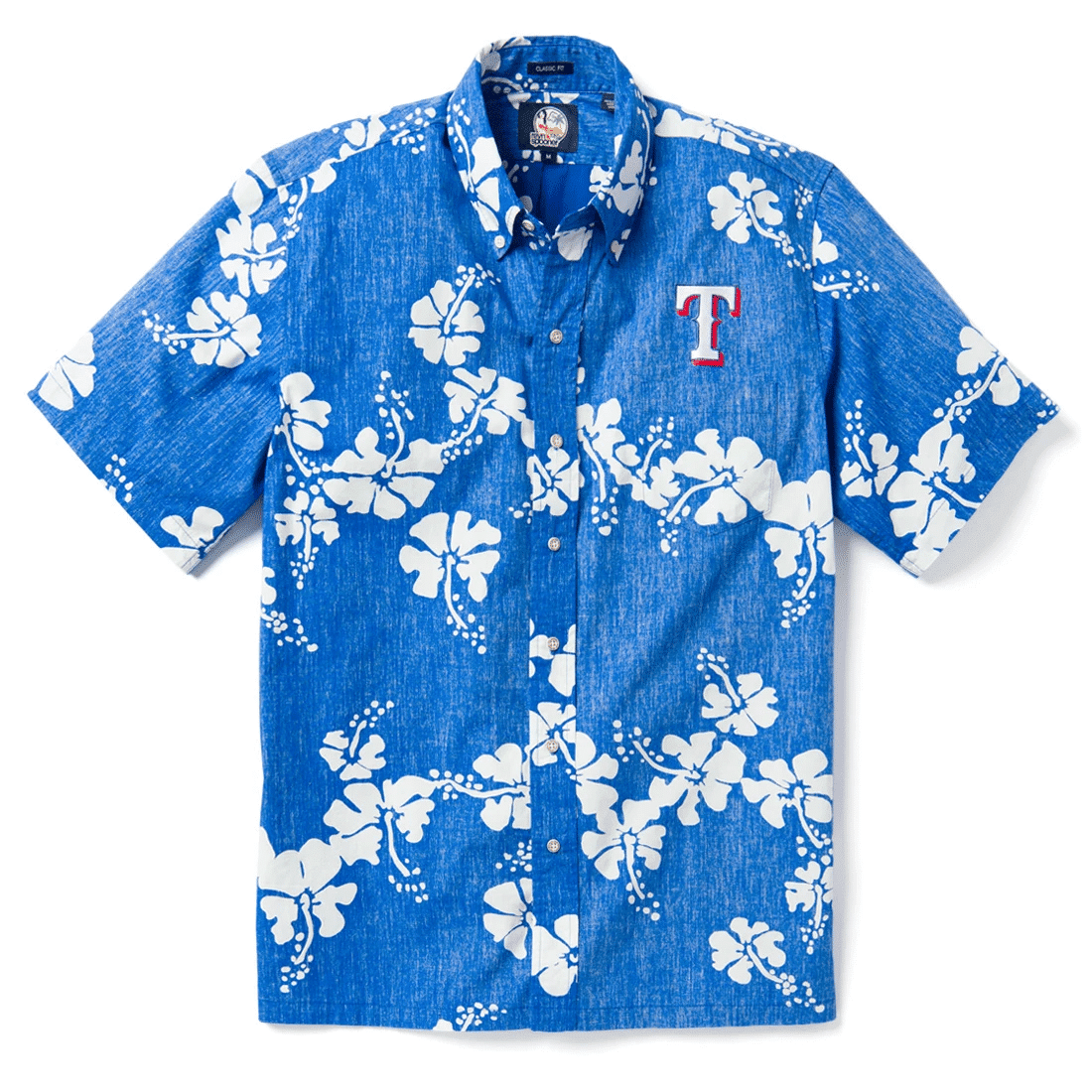 Texas Rangers 50th State Hawaiian Shirt Tropical Aloha Button Up