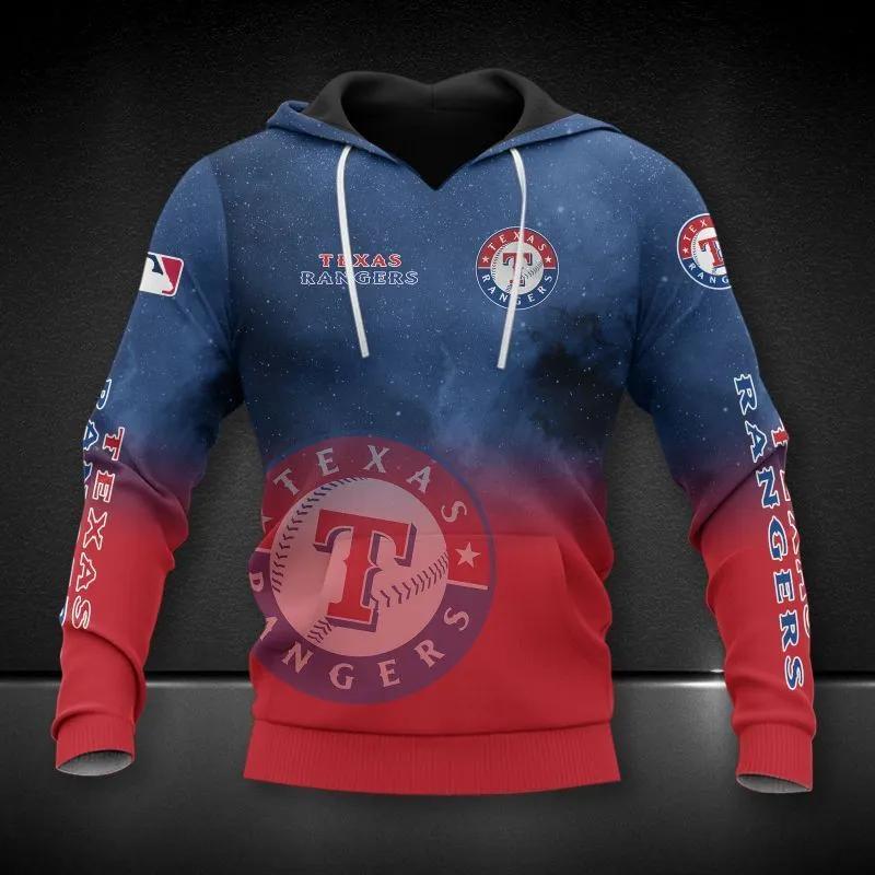 Texas Rangers All Over Print MLB MLB All Over Print Hoodie
