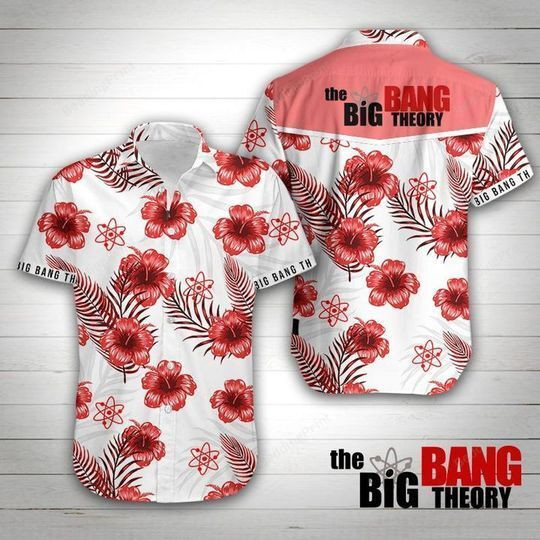 The Big Bang Theory Hawaiian Shirt Tropical Aloha Button Up