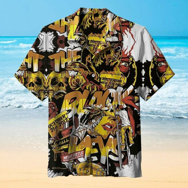 The Black Keys Band Hawaiian Shirt Tropical Aloha Button Up
