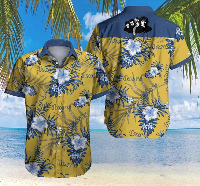 The Doors Hawaiian Ii Hawaiian Shirt Tropical Aloha Button Up