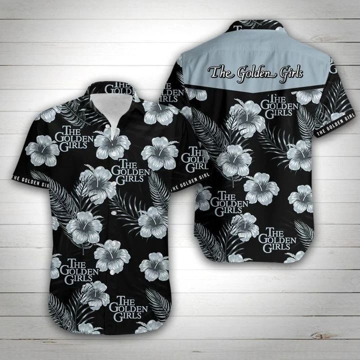 The Golden Girls Hawaiian Shirt Tropical Aloha Button Up