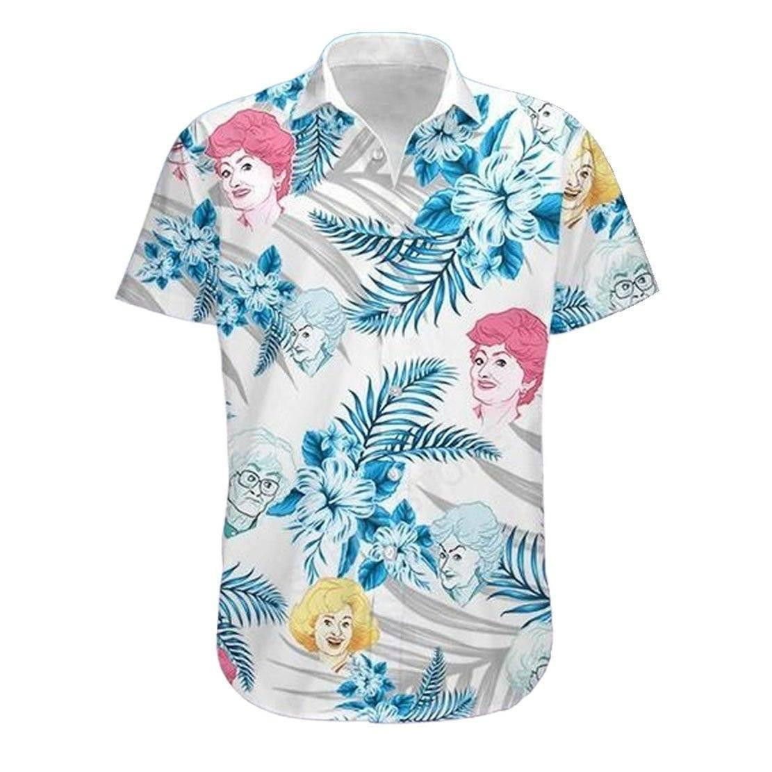 The Golden Girls Tv Series Hawaiian Shirt Tropical Aloha Button Up