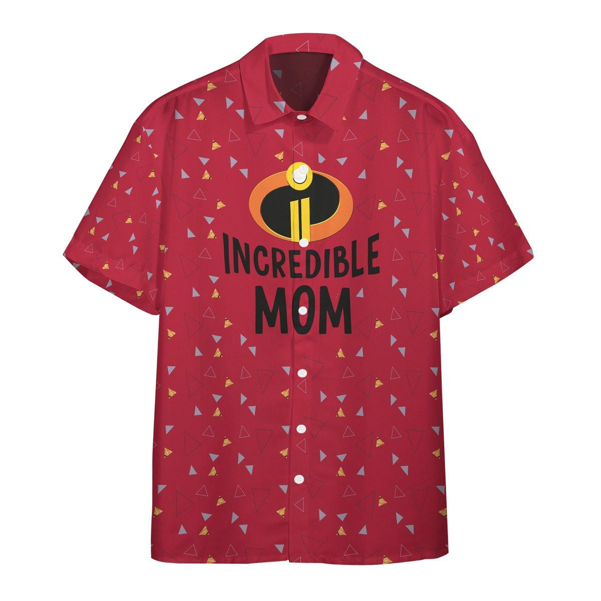 The Incredible Mom Hawaiian Shirt Tropical Aloha Button Up