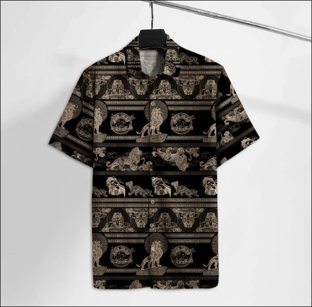 The Lion King Hawaiian Shirt Tropical Aloha Button Up