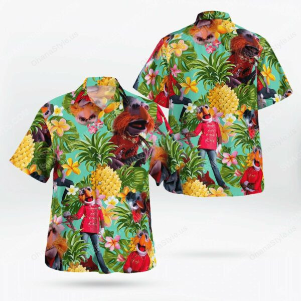 The Muppet Show Floyd Pepper Tropical Hawaiian Shirt Tropical Aloha Button Up