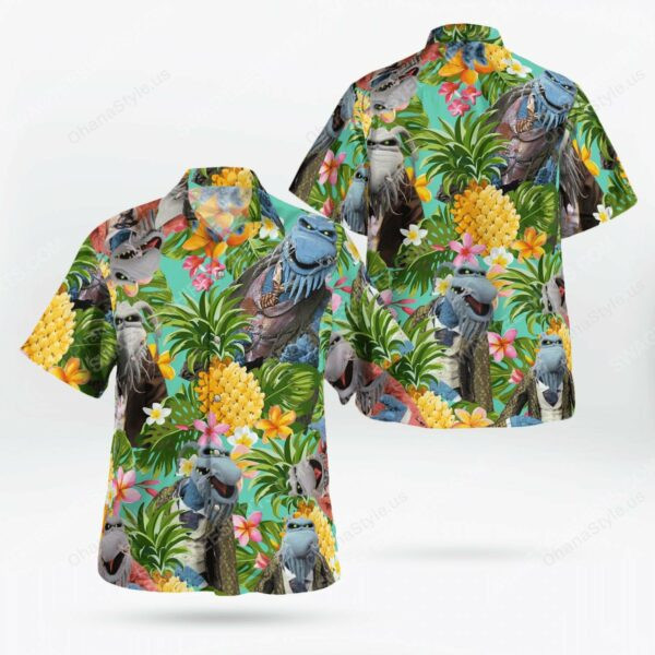 The Muppet Show Uncle Deadly Hawaiian Shirt Tropical Aloha Button Up
