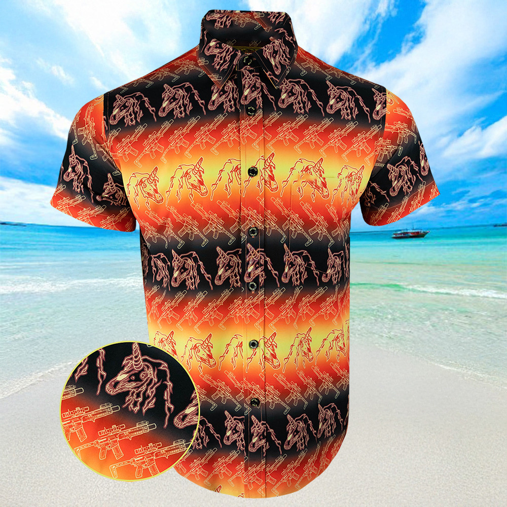 The Nightmare Red Hawaiian Shirt Button Up Summer Shirts Men Gifts For Son