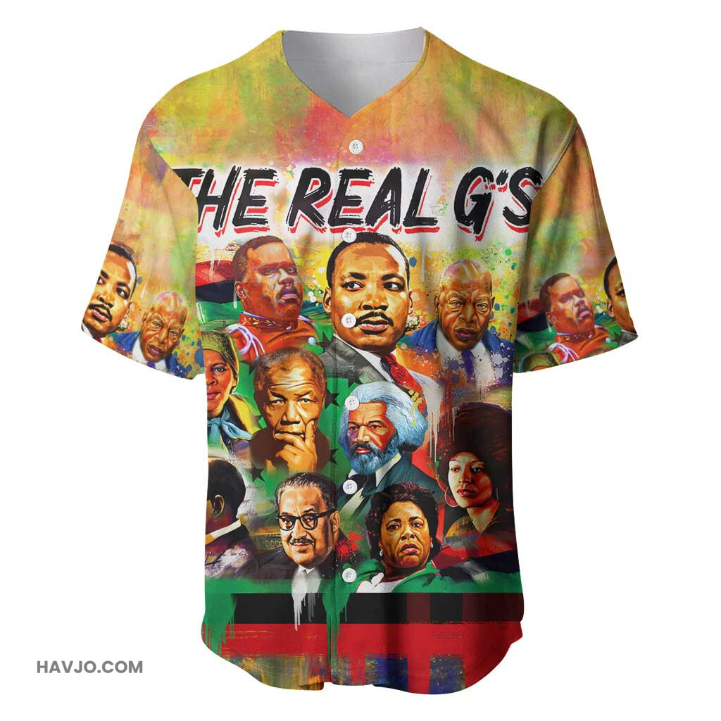 The Real G's Civil Rights Leaders Baseball Jersey