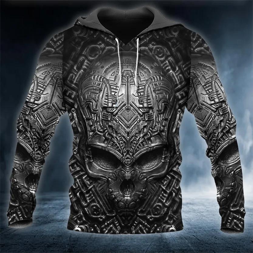 The Silence Skull 3D All Over Print Hoodie