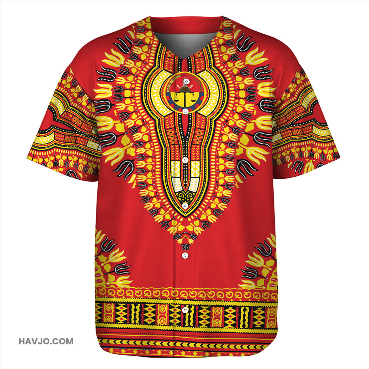 Tigray Dashiki Baseball Jersey